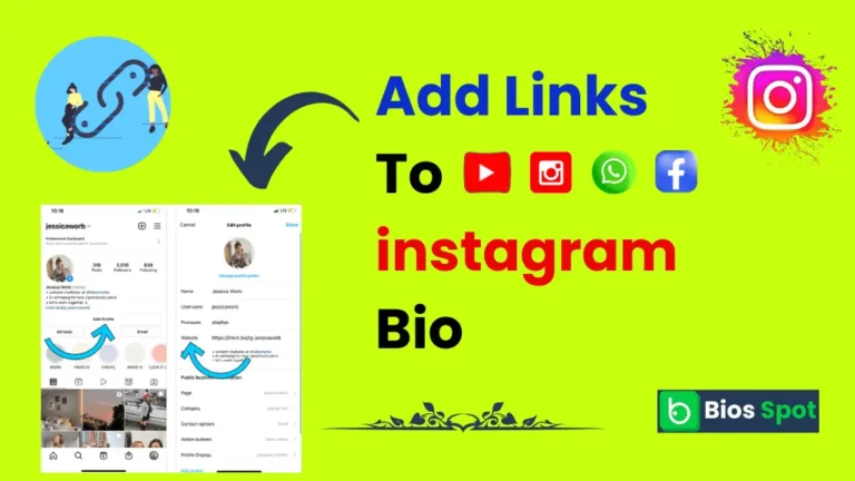 Add Links To instagram Bio