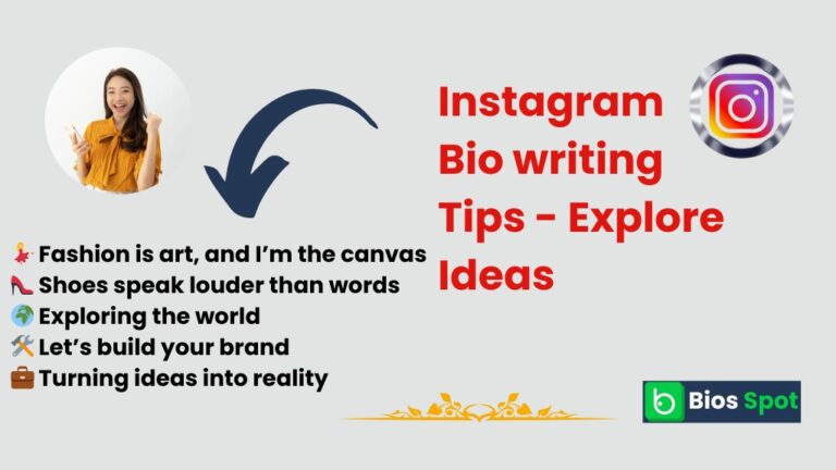 What is an Instagram bio- Tips to write stylish bios