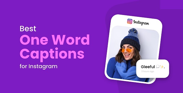 One word attitude captions for Instagram